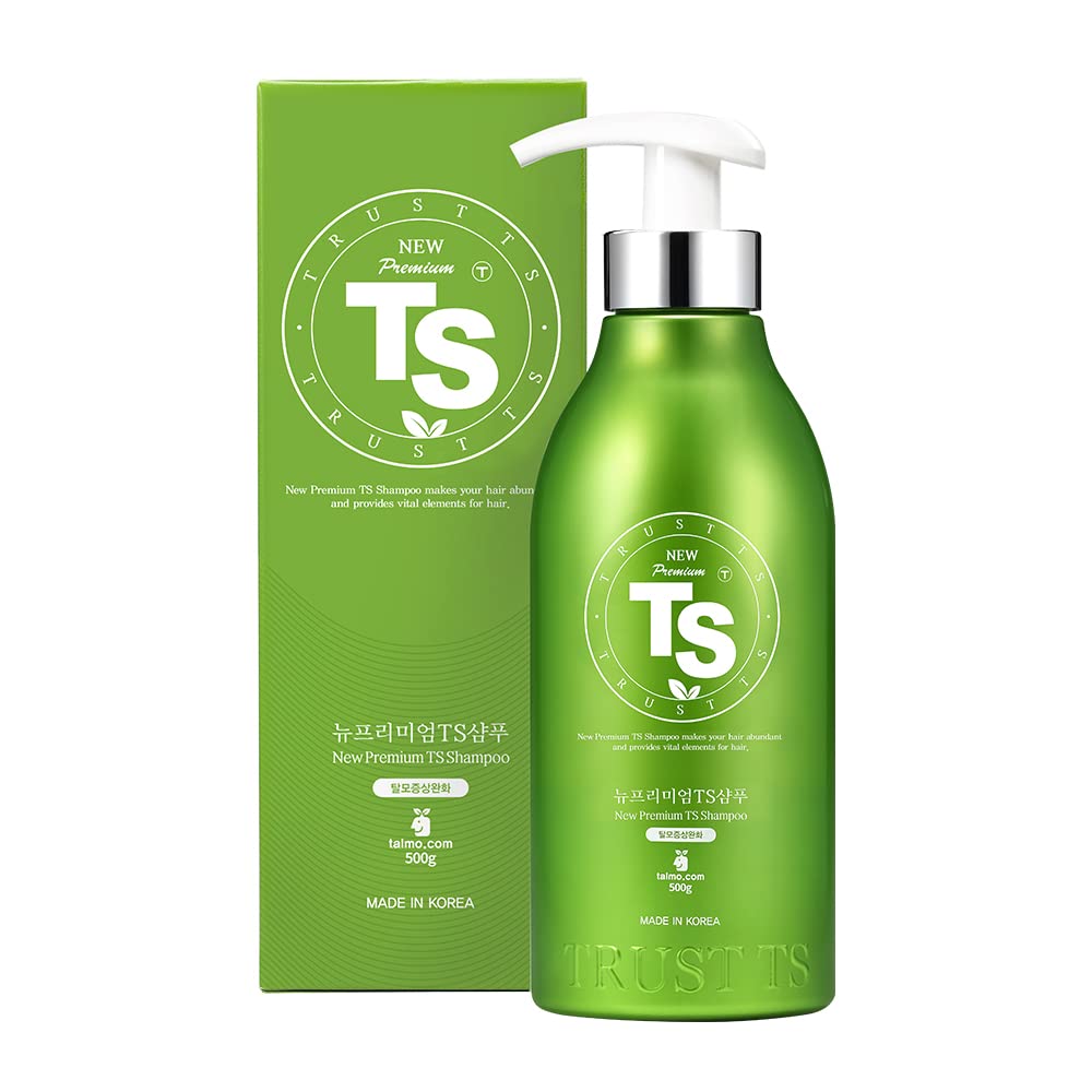 Premium TS Shampoo 500ml - Korean Hair Growth Shampoo for Men & Women - Anti Hair Loss Treatment with Natural Ingredients - For Thinning Hair & Scalp Care - Daily Use for Stronger, Healthier Hair