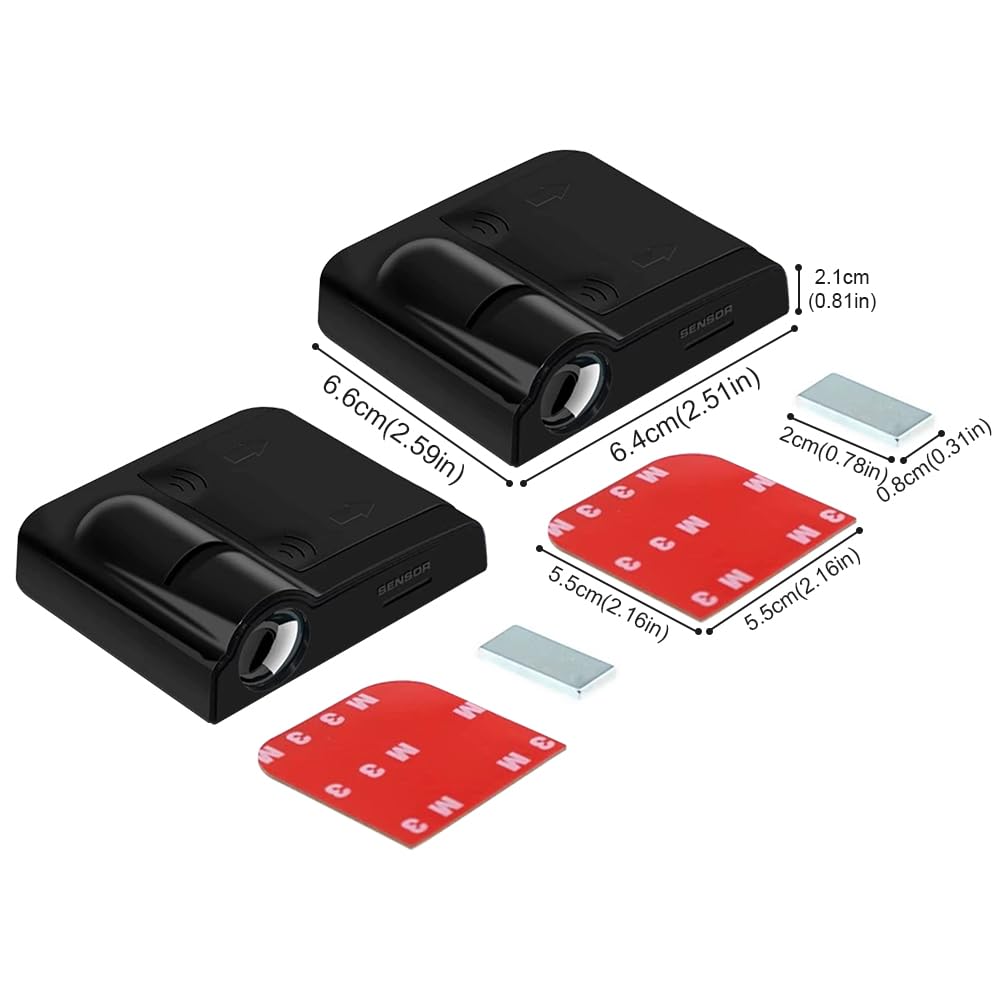 Trump Car Door Welcome Light - Best MOM Ever Wireless Laser Projector with LED Magnet Induction - Cute Icon Projection Courtesy Lamps for Mother's Day Gifts - Perfect for Nighttime Car Entry & Surprise Birthday/Anniversary Presents