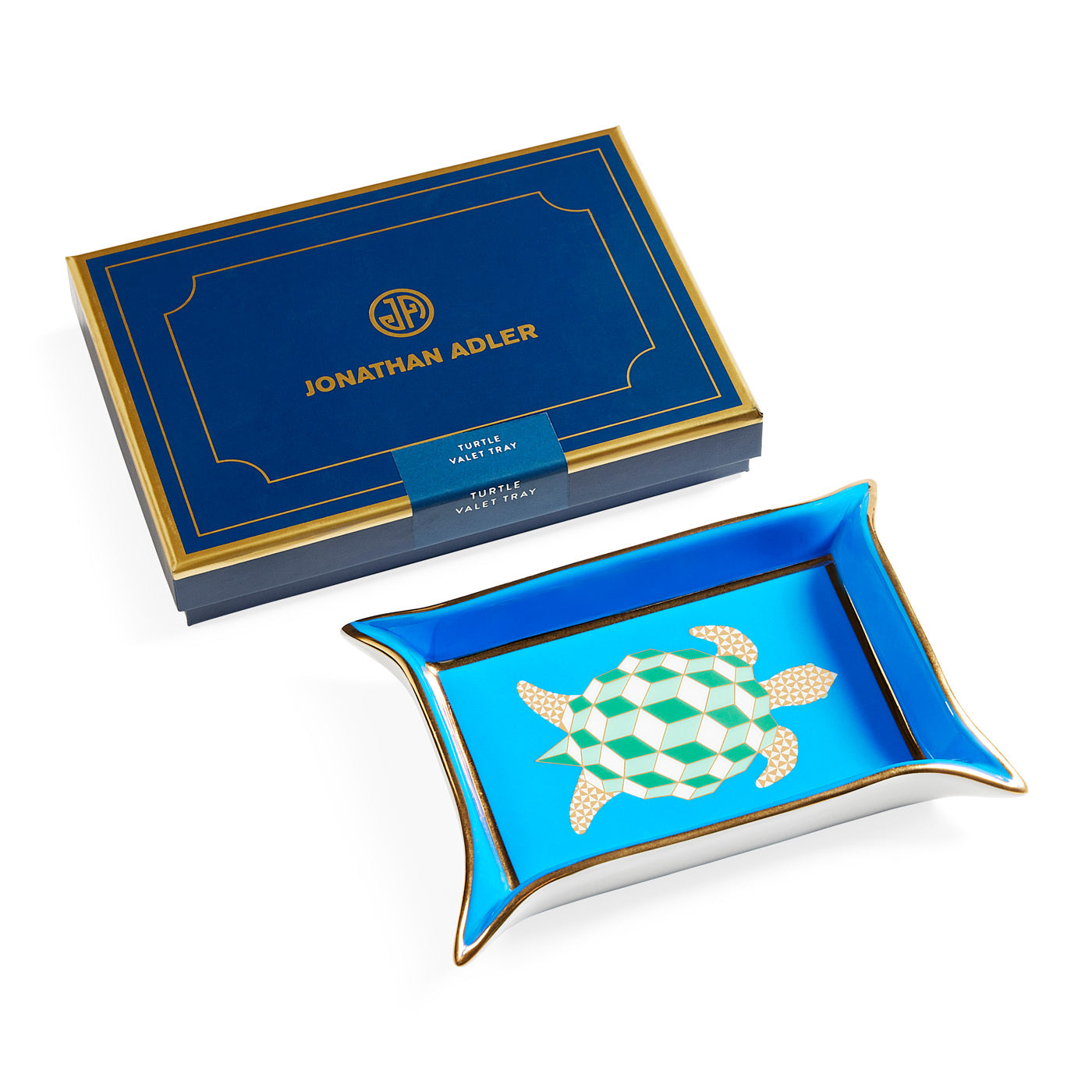 Premium Leather Turtle Valet Tray - Stylish Catch-All Organizer for Keys, Wallets & Jewelry | Perfect for Home, Office & Travel Use