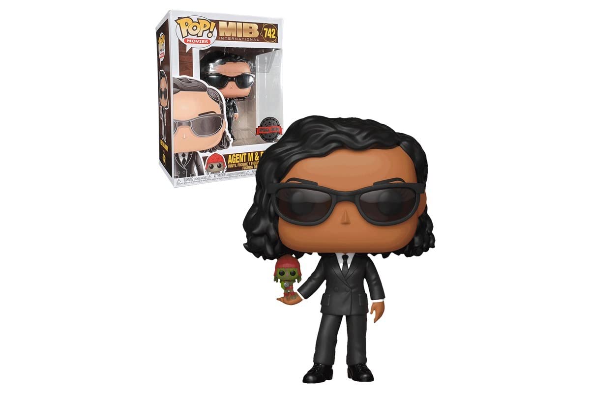 Funko Pop! Men in Black - Agent M & Pawny Vinyl Figure 742 | Exclusive Collectible Toy for Movie Fans & Sci-Fi Lovers | Perfect for Display, Gifts, and Pop Culture Collections