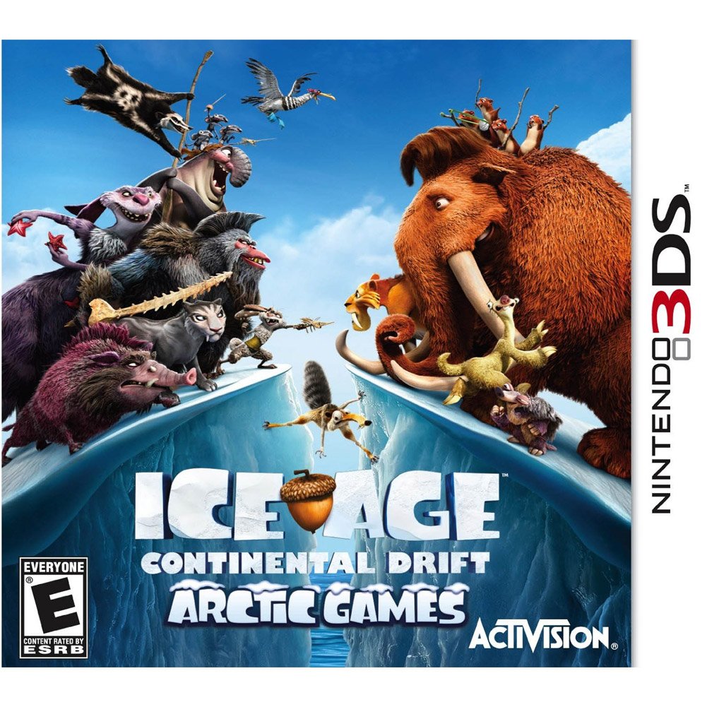 New Ice Age: Continental Drift Arctic Games for Nintendo 3DS - Fun Family Adventure Game for Kids & Adults - Perfect for Road Trips & Holiday Entertainment