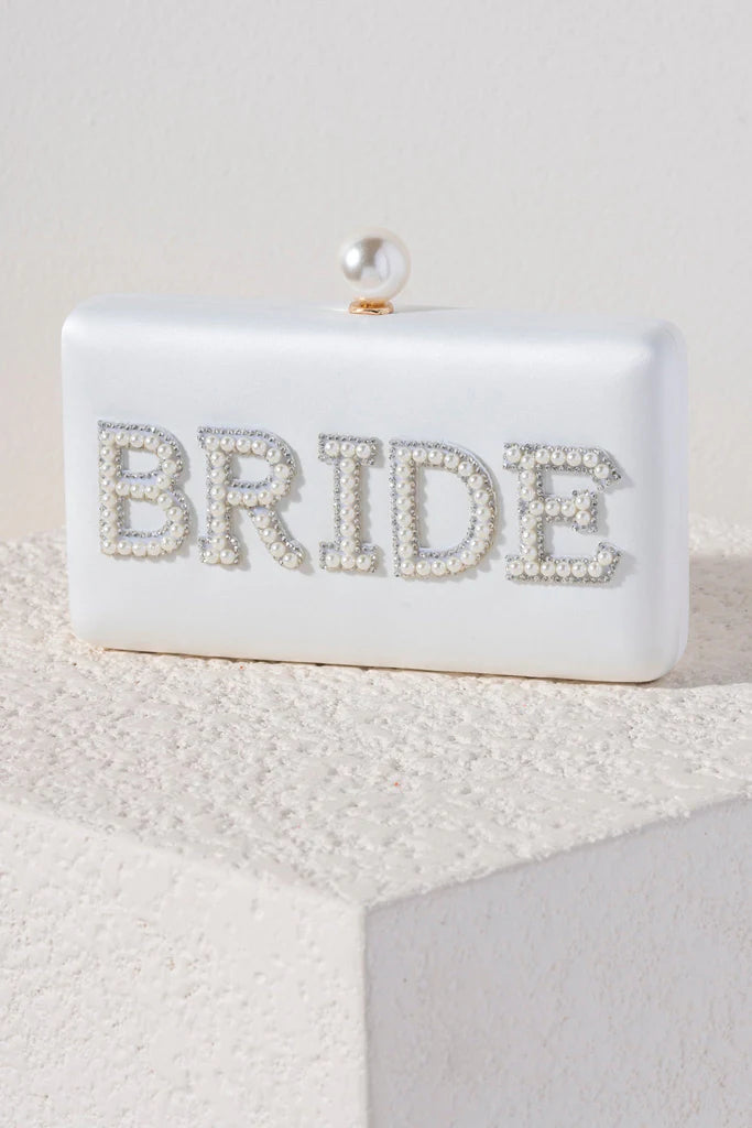 Elegant Pearl Wedding Clutch for Bride - Perfect for Bridal Showers, Receptions & Formal Events