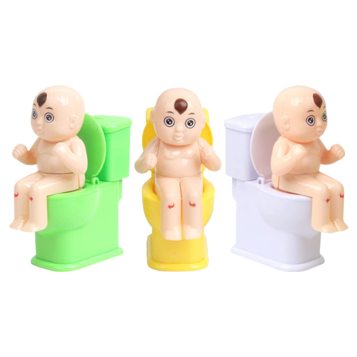 Toyvian Peeing Boy Squirt Toy - Halloween Gag Prank Toy with Water Spray Function, Mini Toilet Prank Toy for Kids - Perfect for Pool Parties, Backyard Fun & Practical Jokes