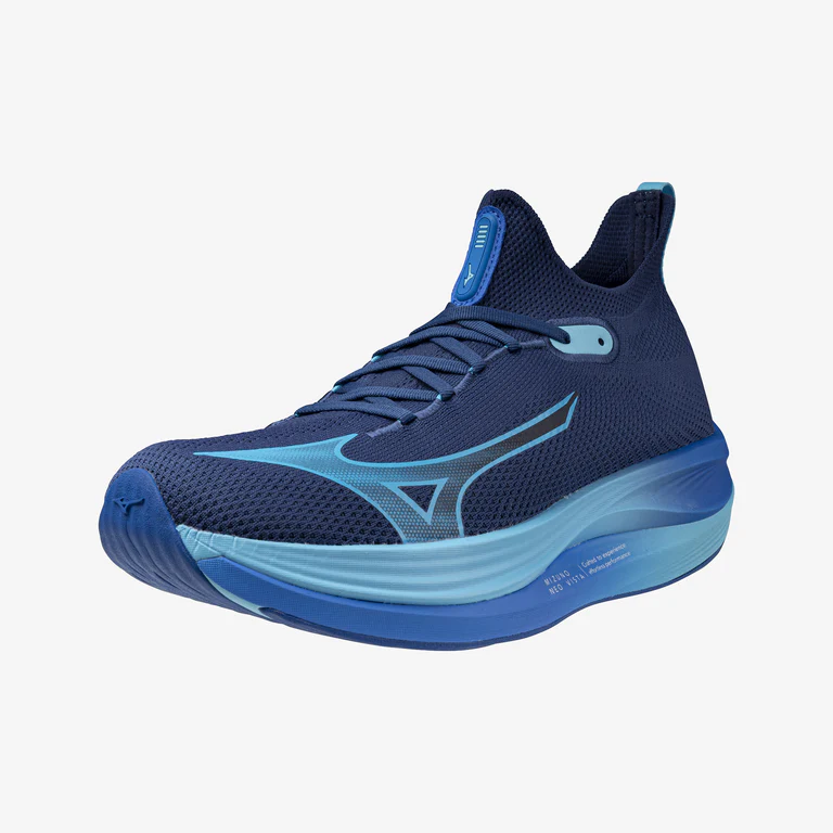 Mizuno Neo Vista Men's Running Shoes (D Width) - Mugen Blue | Lightweight & Cushioned for Long-Distance Running & Training
