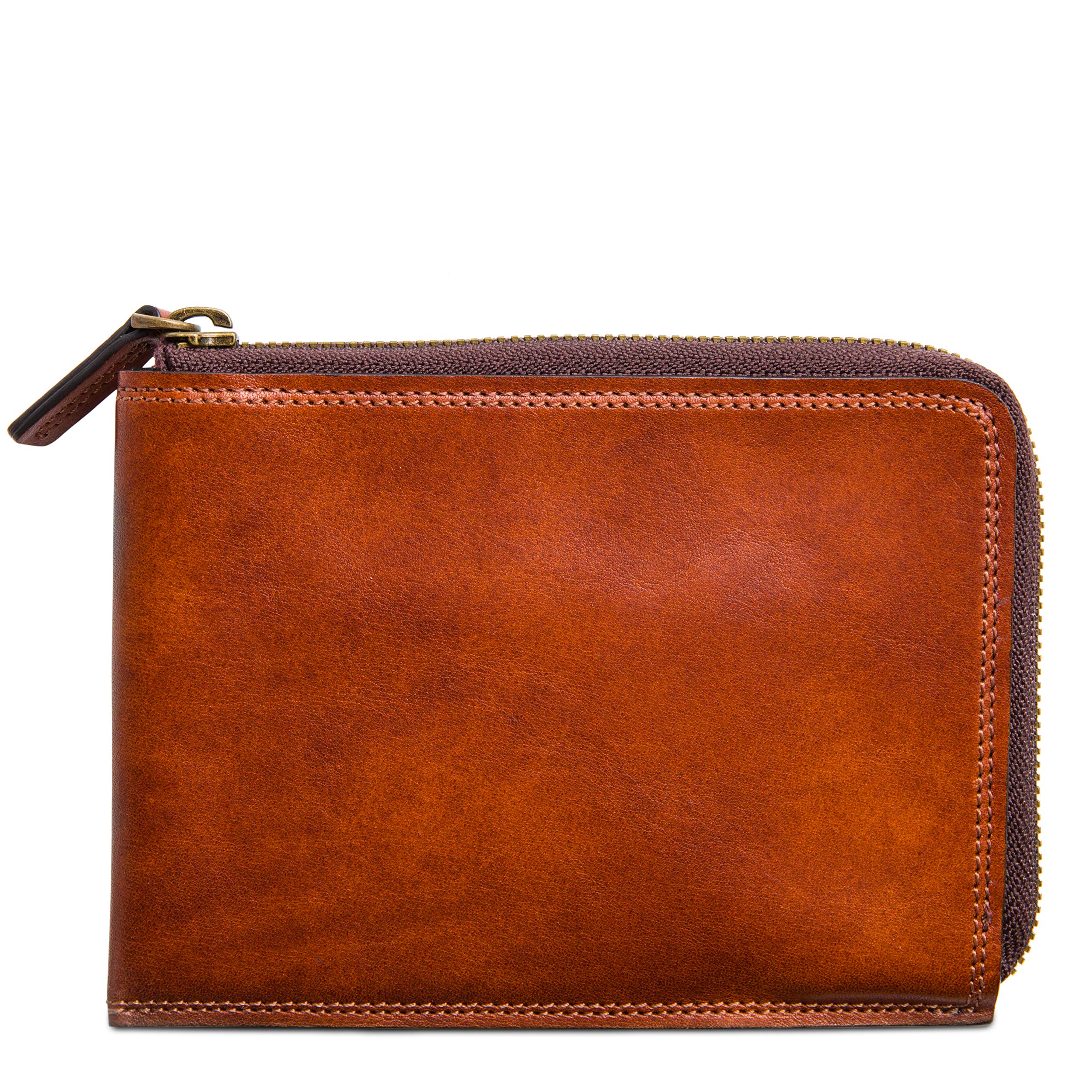 Bosca RFID Blocking Leather Passport Holder for Men & Women - Classic Vintage Travel Wallet with Gift Box | Perfect for International Travel, Business Trips & Vacation Essentials