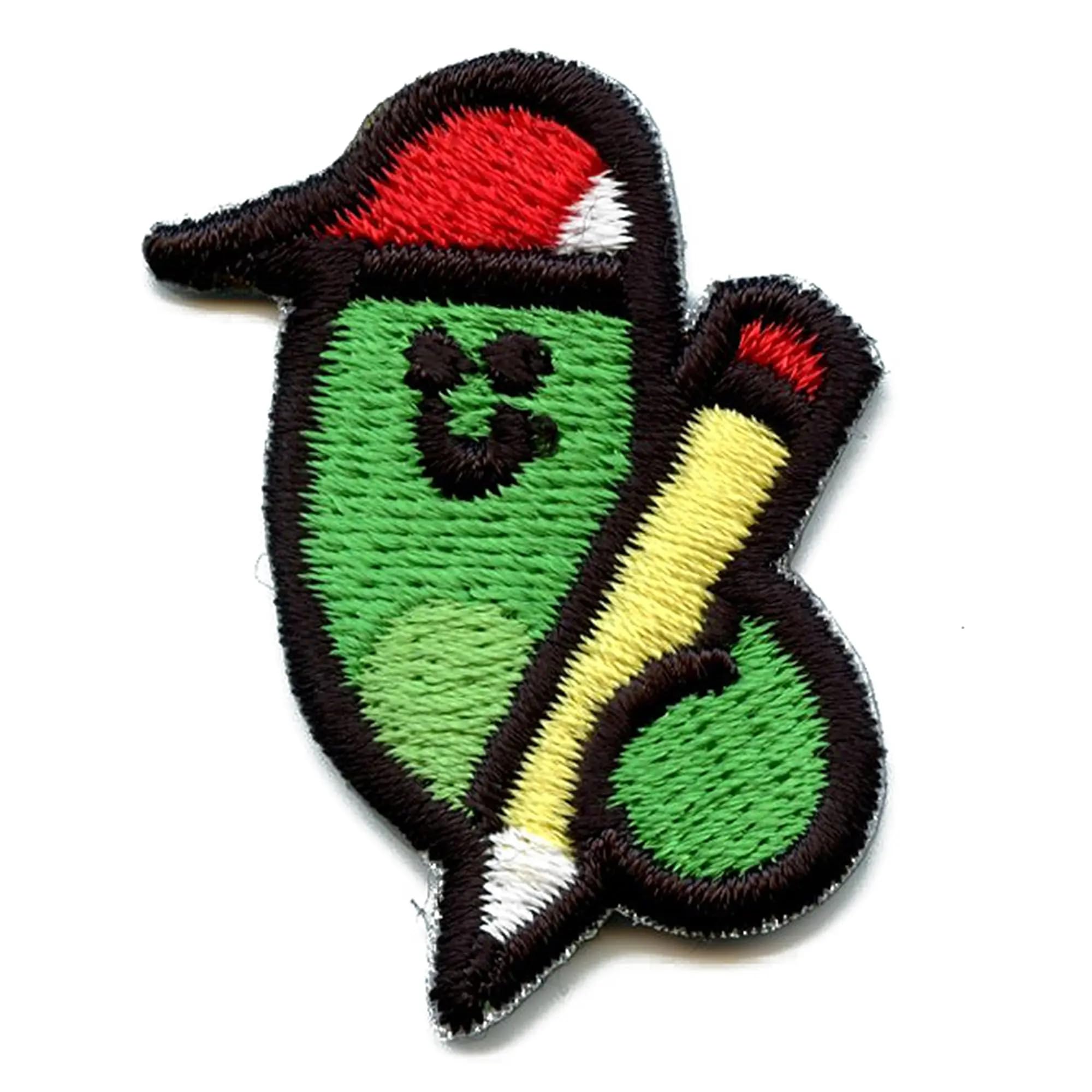 Line Friends Worm Edward Iron On Patch with Pencil Embroidery - Cute DIY Sewing Applique for Backpacks, Jackets & Denim Jeans