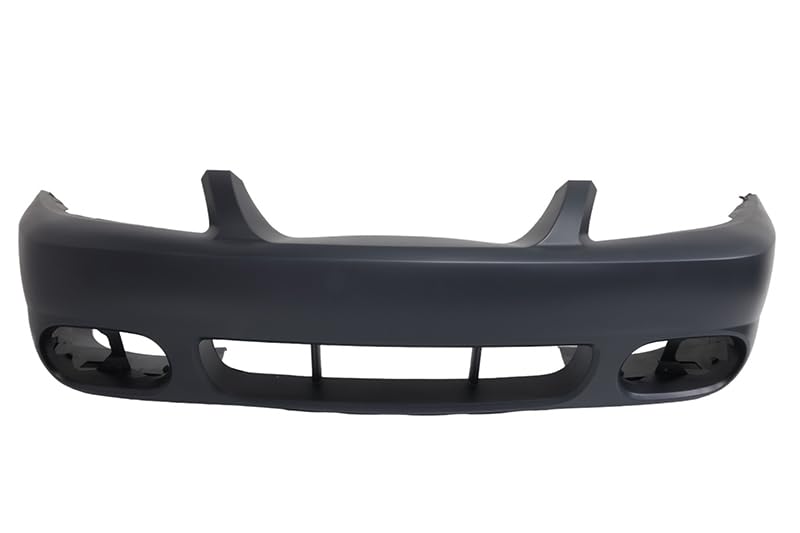 2003-2004 Ford Mustang SVT Cobra Replacement Front Bumper Cover - Primed OEM Style Body Kit for Enhanced Aerodynamics & Street Racing Performance - Perfect for Car Restoration, Custom Builds & Show Vehicles