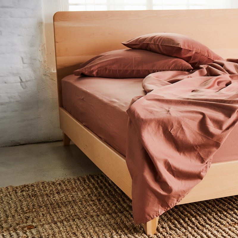Modern City Bed Frame - Queen Size Platform Bed with Storage, Sturdy Metal Frame & Wooden Slats - Perfect for Small Apartments & Urban Living Spaces