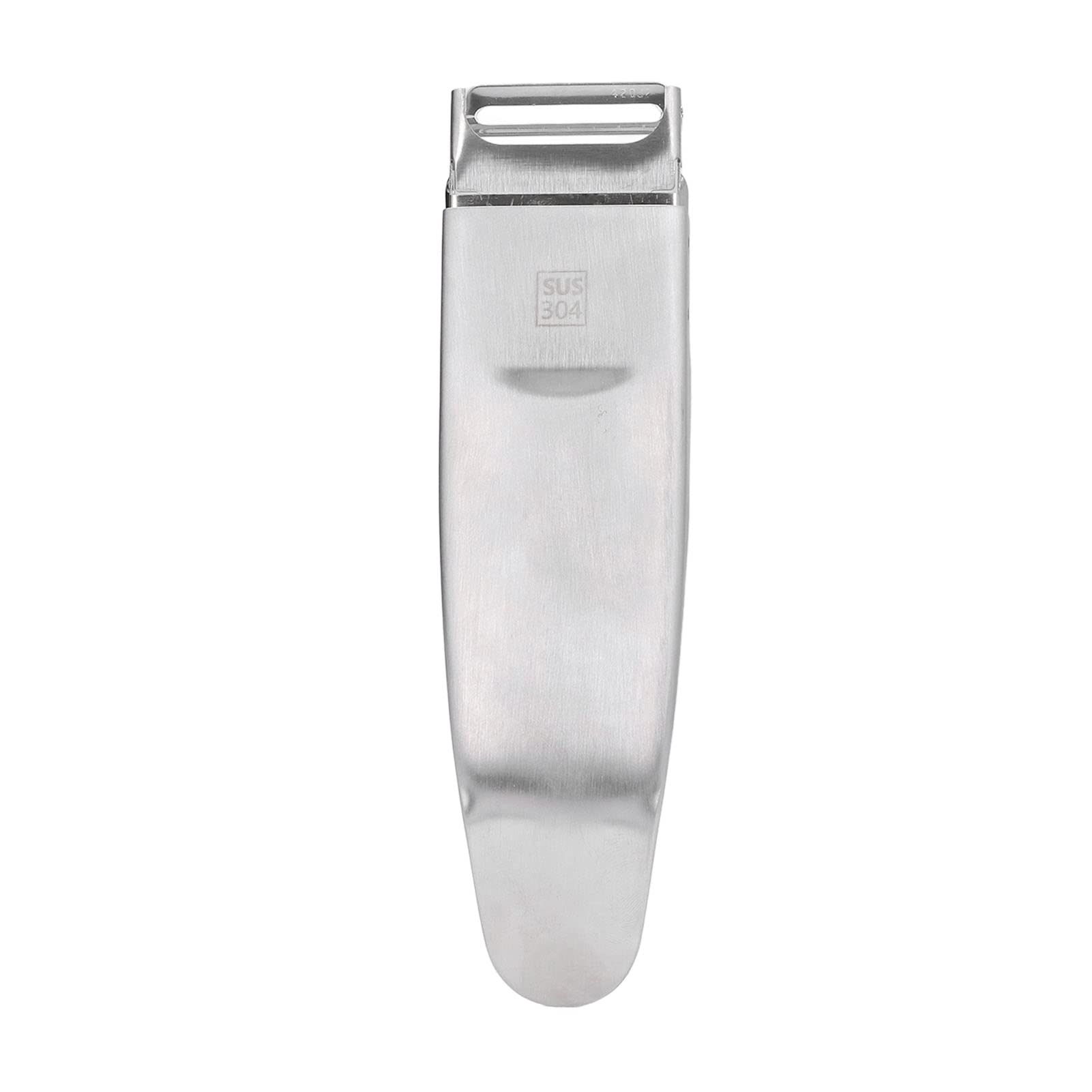 Premium Double Head Fruit & Vegetable Peeler - 304 Stainless Steel Kitchen Peeler with Protective Cover for Apples, Pears, Potatoes, Carrots - Perfect for Meal Prep, Salad Making & Healthy Snacking