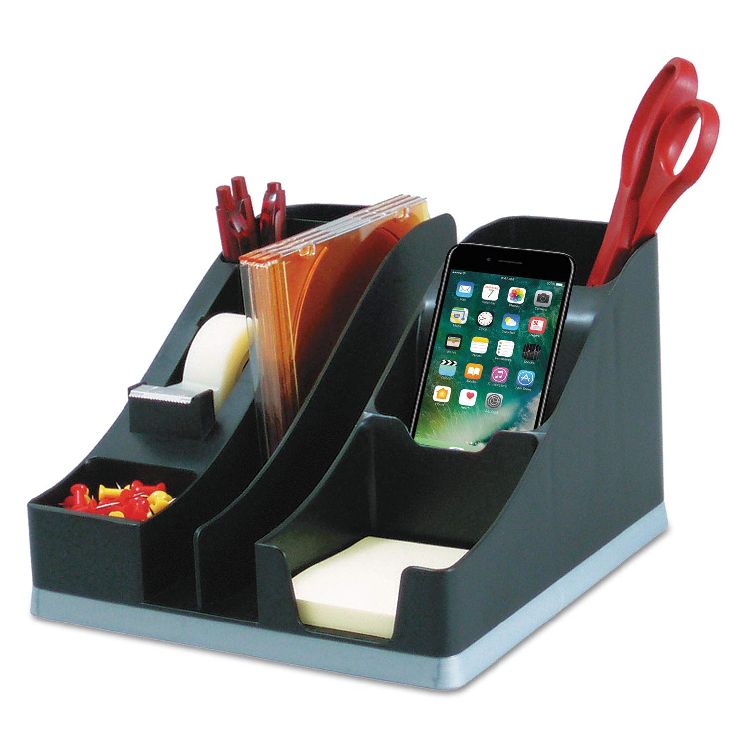 Staples All-In-One Desk Organizer Set - Premium Office & Home Desk Accessories for Organizing Pens, Paper Clips, Sticky Notes | Perfect for Workspace, Study Desk, Home Office Organization