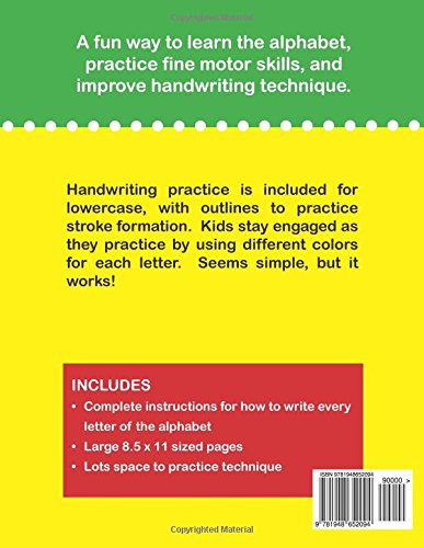 **Lowercase Letter Writing and Tracing Book for Kids Ages 3-5 – Alphabet Practice Workbook for Preschool & Kindergarten – Perfect for Homeschooling & Early Learning**