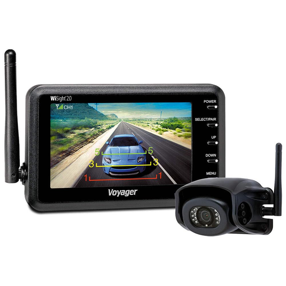 Voyager WVSXP43 Wireless Backup Camera System for Vehicles - 4.3