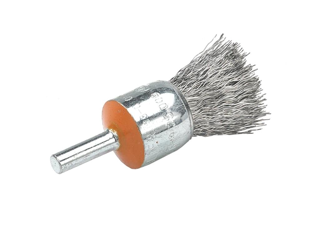 Walter 13C053 0.5 Inch Stainless Steel Wire Mounted Brush | Heavy Duty Surface Cleaning Tool for Metal, Wood & Concrete | Workshop, Garage & Industrial Use