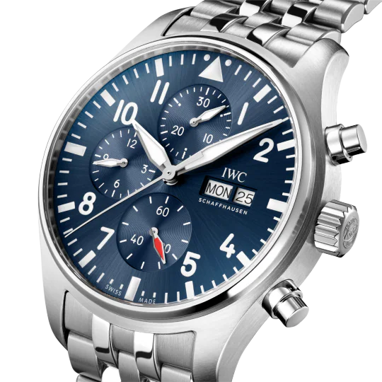 Premium Pilot's Watch Chronograph - Aviation-Inspired Men's Watch with Date & Tachymeter - Perfect for Pilots, Travelers & Watch Collectors