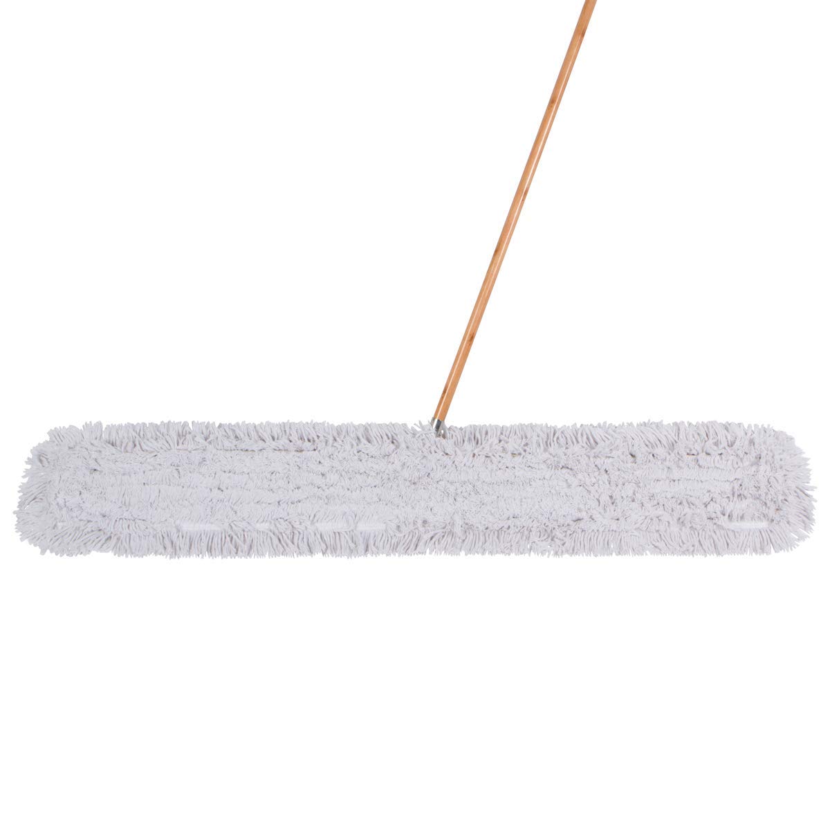 60 Inch Dust Mop with Wood Handle & Refill Bundle - 2 Mop Sets & 2 Refills for Hardwood Floors, Tile & Laminate Cleaning