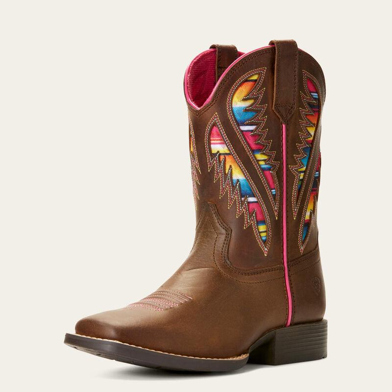 VentTEK Western Boots for Kids - Breathable & Quick-Draw Design - Perfect for Horseback Riding, Rodeos & Outdoor Adventures