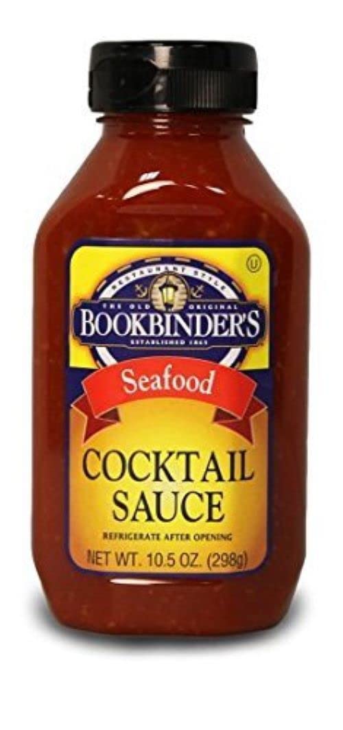 Premium Bookbinder's Hot & Spicy Cocktail Sauce for Seafood - 10.25 oz (Pack of 3) | Spicy Shrimp Cocktail Sauce with Red Peppers & Fresh Horseradish | Perfect for Parties, Seafood Dips & Appetizers