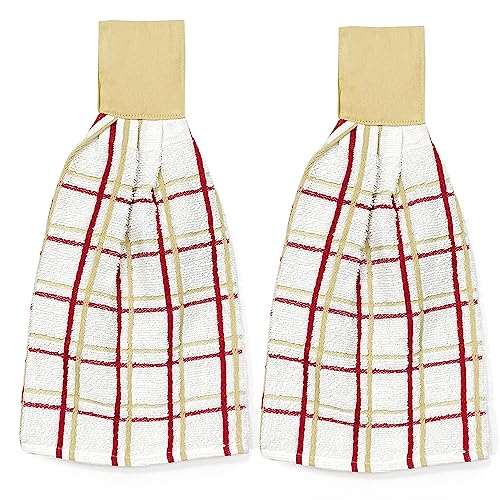 Plaid - Tan & Red