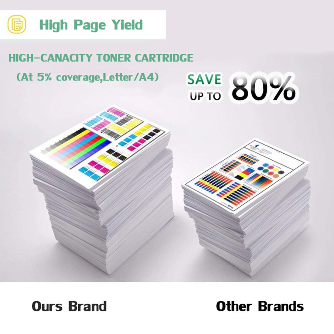 High-Quality Compatible Toner Cartridge Replacement for HP 504A/504X/CE250A/CE251A/CE252A/CE253A - Works with HP Color LaserJet CP3525/CP3525N/CP3525DN/CP3525X/CM3530 Printers - Black - Perfect for Office & Home Printing Needs