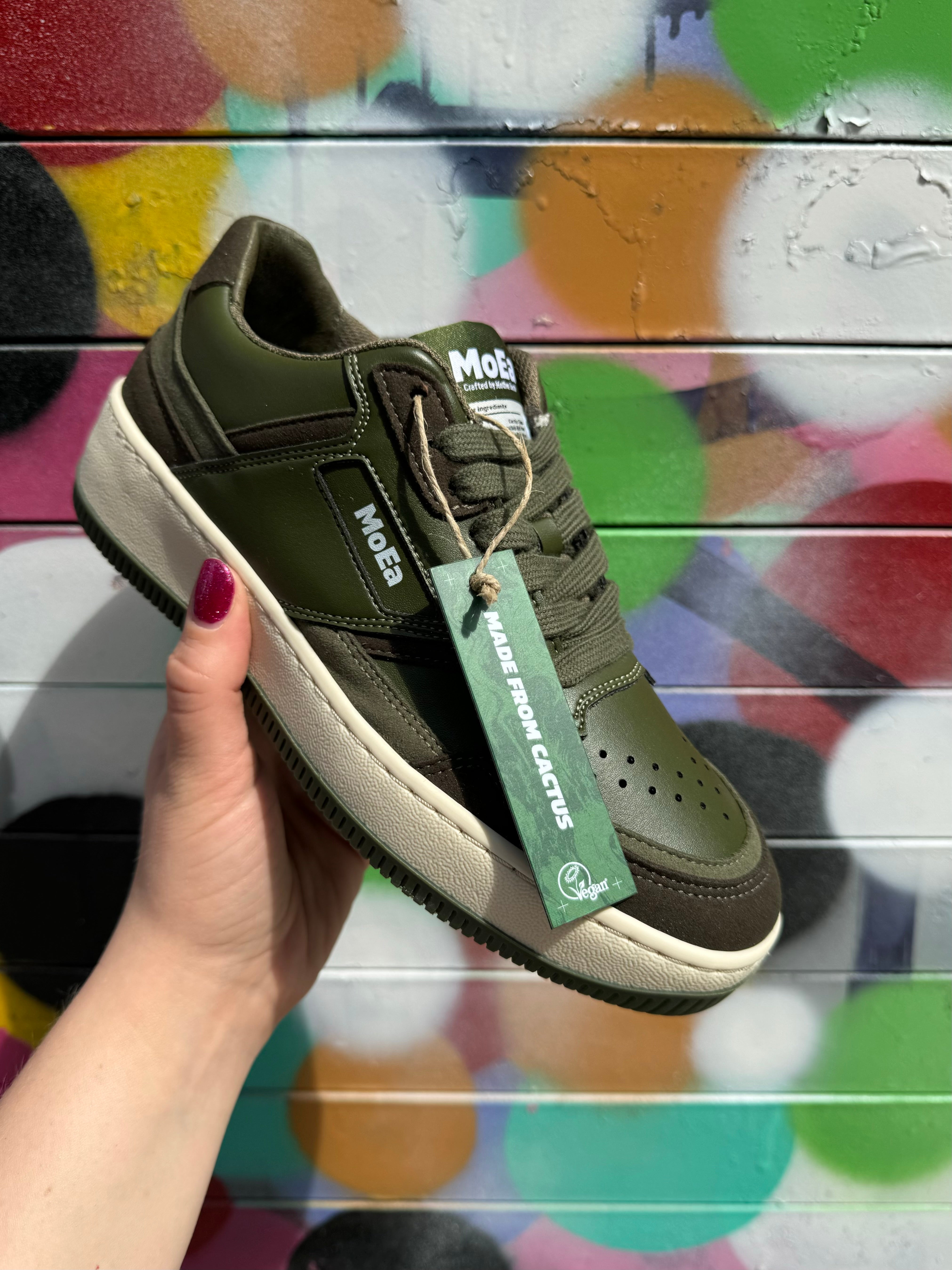 MoEa GEN1 Cactus Sneakers - Full Khaki Color Comfortable Unisex Casual Shoes for Outdoor Walking & Street Style Fashion