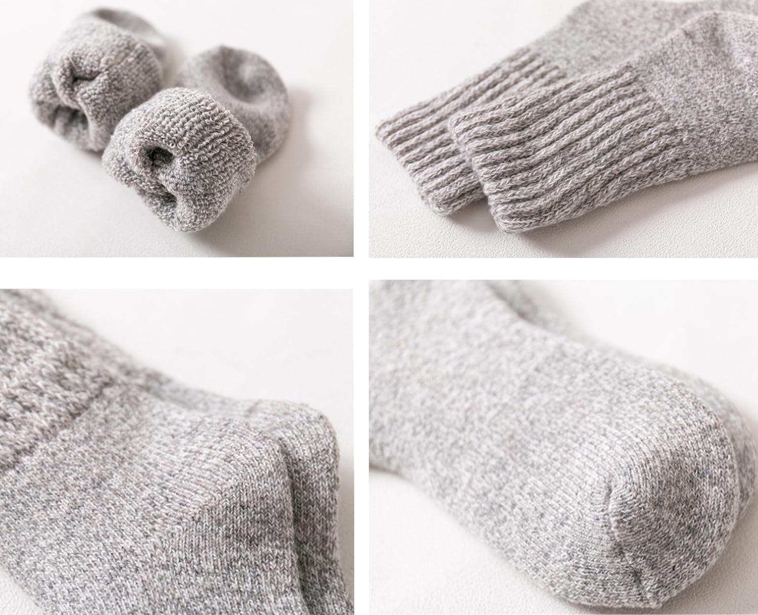 TINTAO Women's Winter Boot Socks - Thick Warm Cozy Crew Socks for Women (Size 5-9) - Perfect for Cold Weather, Snow Boots & Outdoor Activities