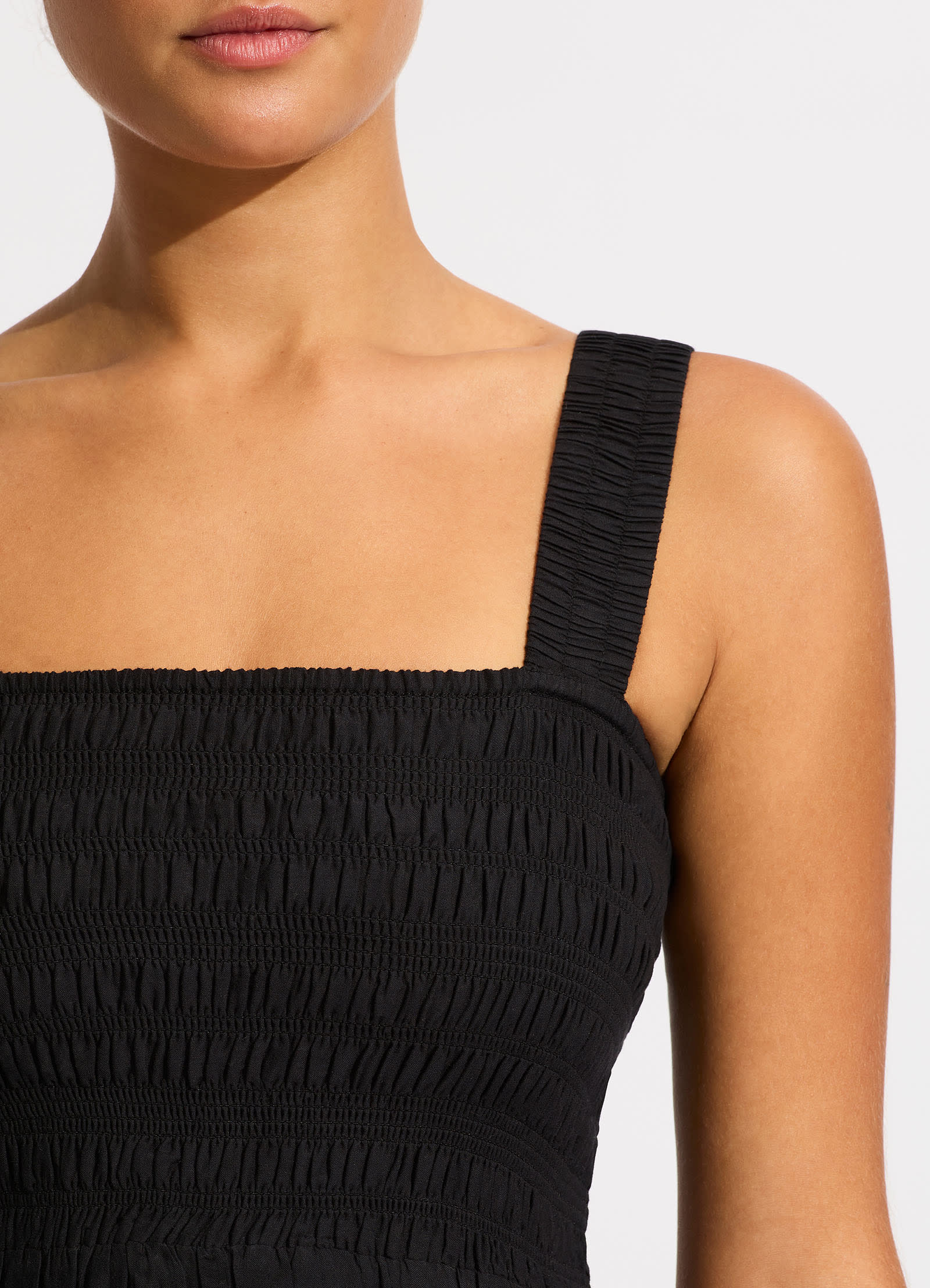 Faithful Midi Dress in Black - Elegant & Versatile Women's Church Dress for Sunday Service, Wedding Guest & Special Occasions