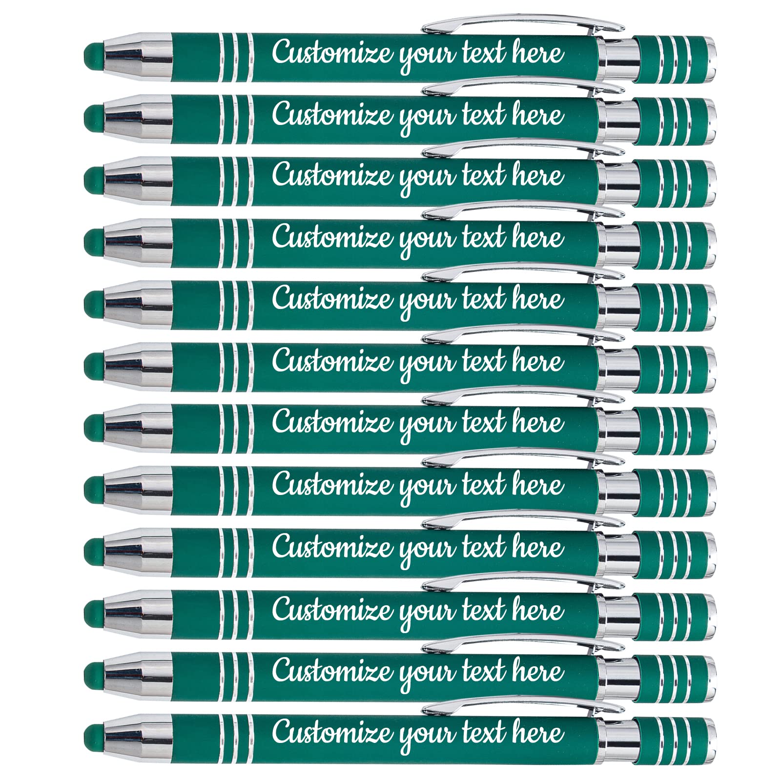 Custom Engraved Pens with Name & Logo - Personalized Ballpoint Pens for Office, Business, Wedding, Birthday & Graduation Gifts (300 PCS) - Perfect for Corporate Events, Promotions & Special Occasions