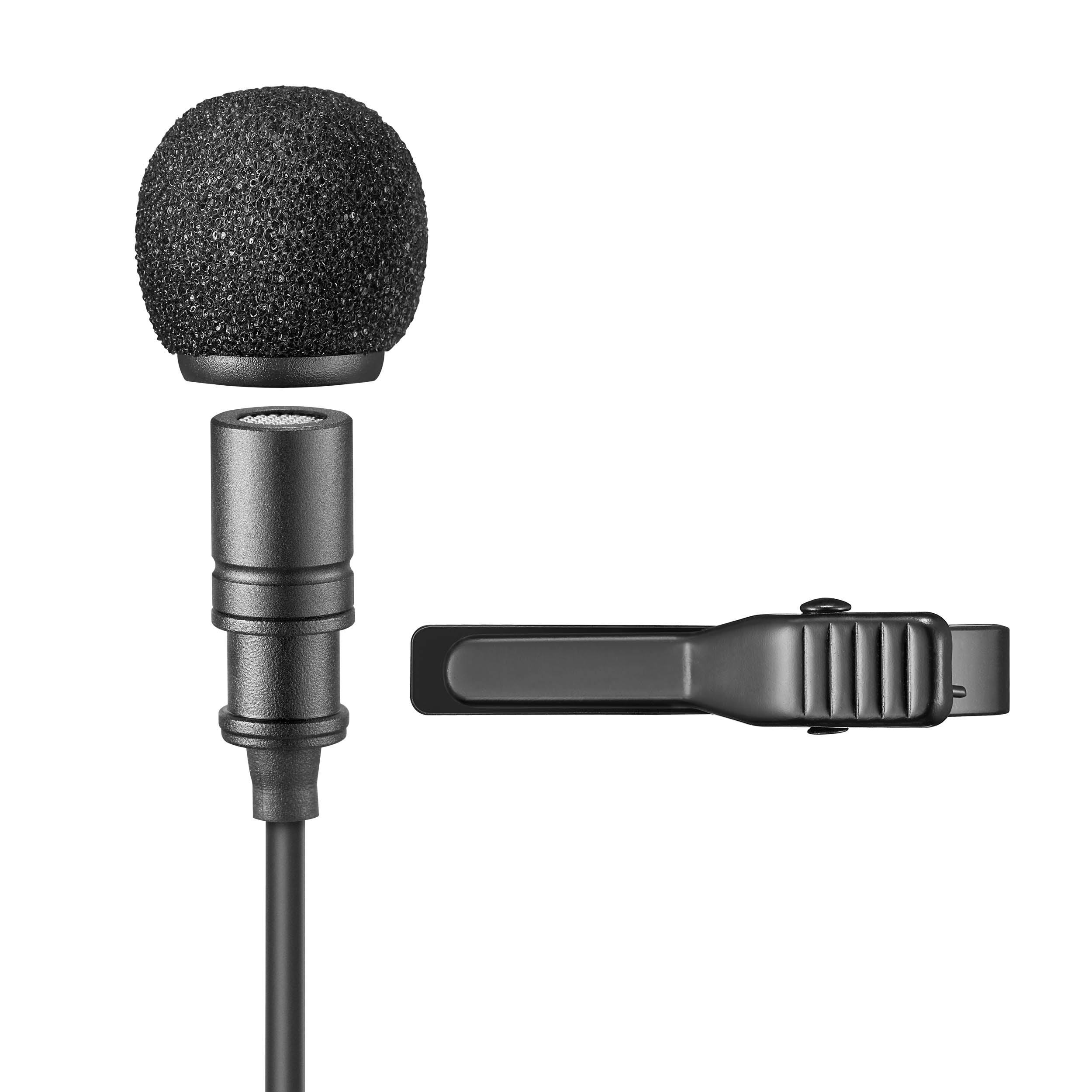LMS 60C 6m Omni-Directional Lavalier Ultra Compact Microphone - Professional Clip-On Mic for YouTube, Podcasting, Interviews & Live Streaming