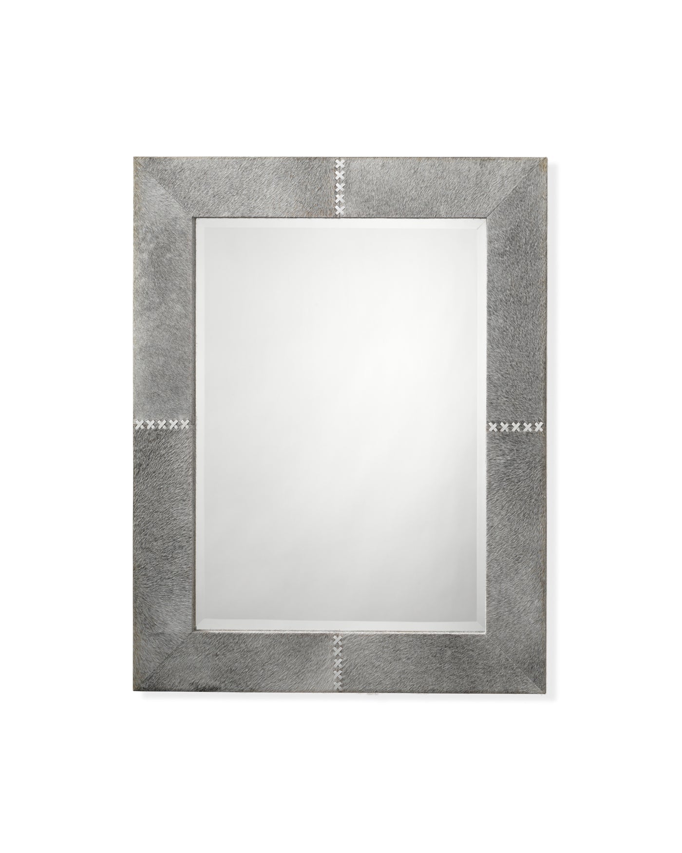 Elegant Rectangle Cross Stitch Mirror - Handmade Home Decor for Living Room, Bedroom & Bathroom - Perfect Wall Hanging Decorative Mirror for Crafts & DIY Projects
