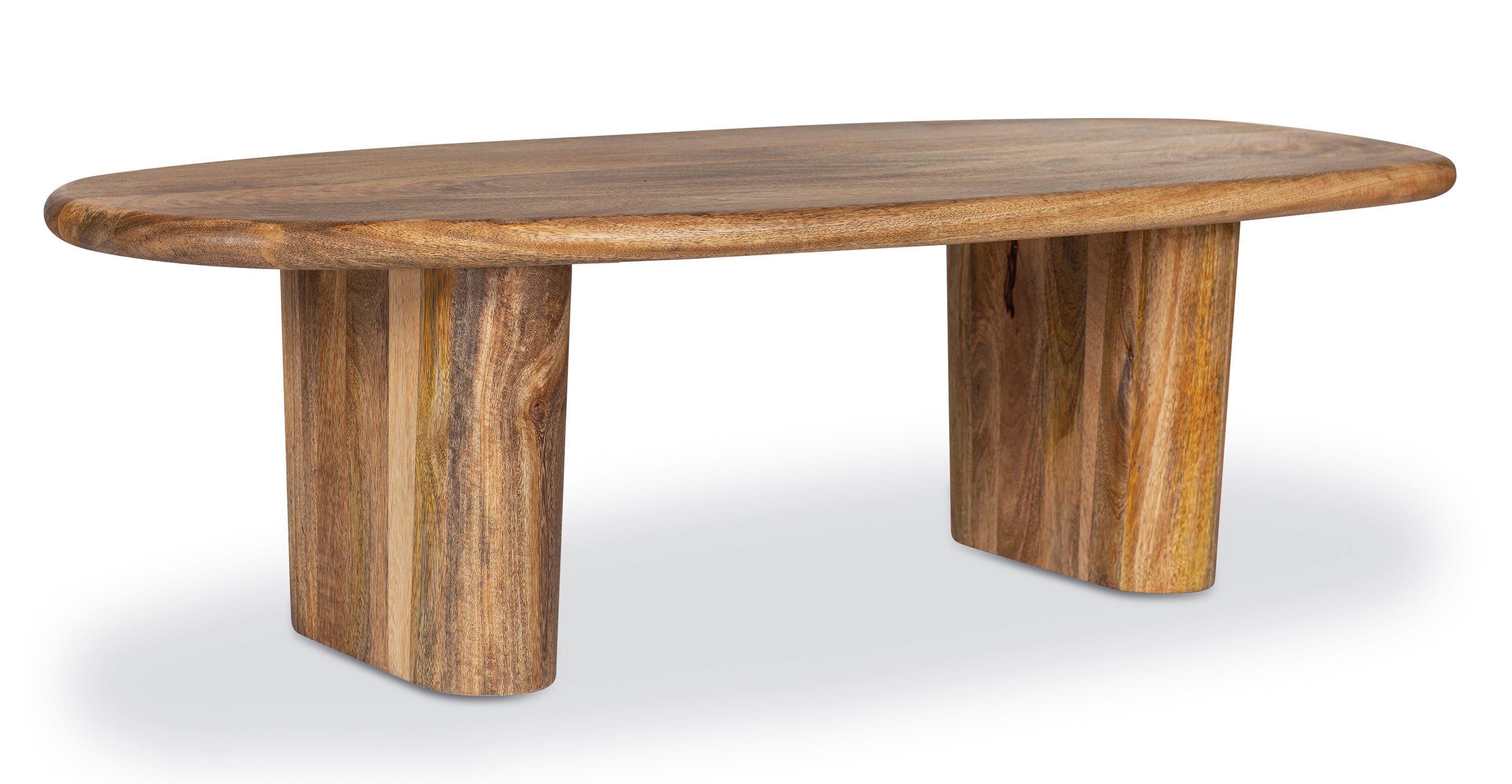 Modern Round Coffee Table - Solid Wood Living Room Furniture for Home Decor | Perfect for Small Spaces, Apartments & Cozy Living Rooms