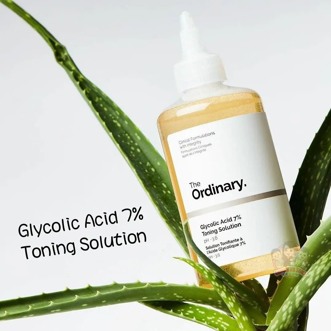 The Ordinary Glycolic Acid 7% Toning Solution - Exfoliating Facial Toner for Glowing Skin, 240ml - Perfect for Daily Skincare Routine & Acne Treatment