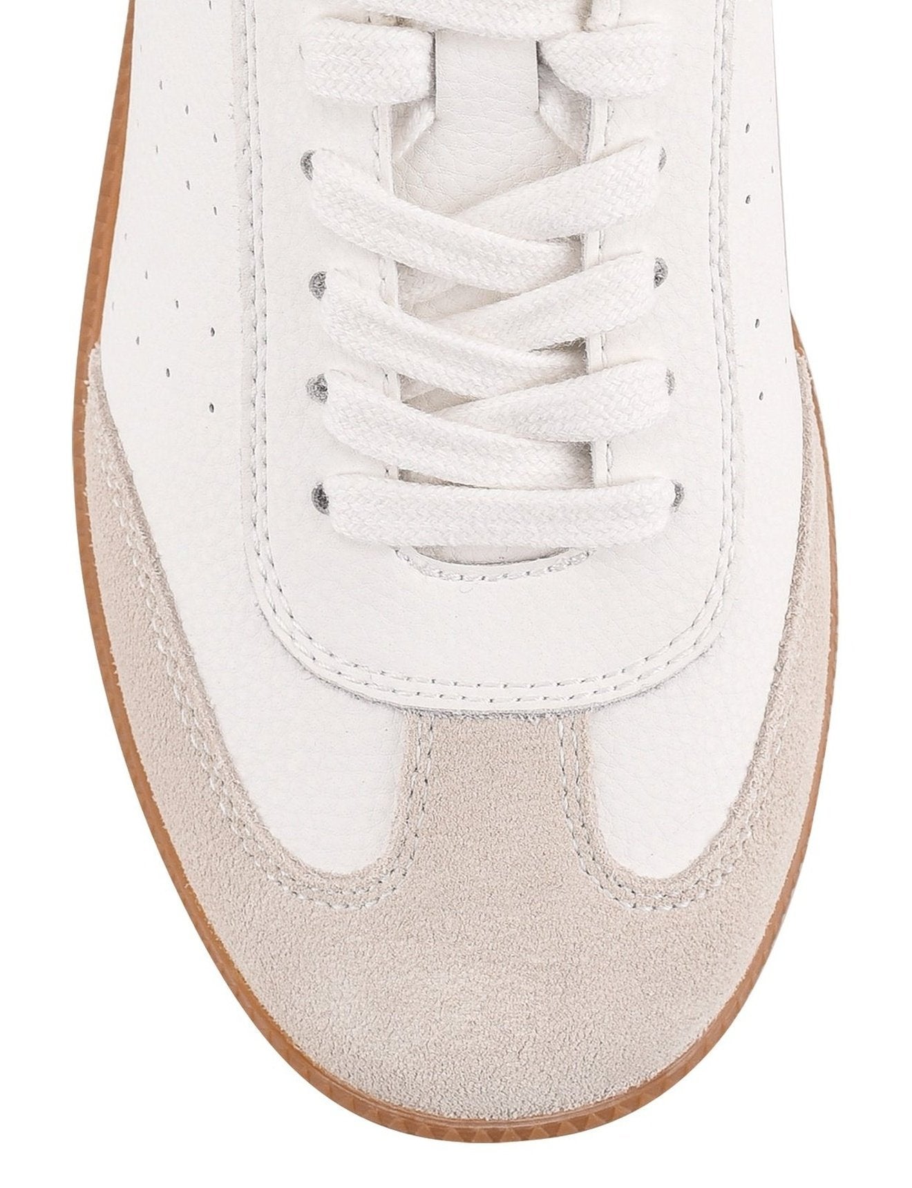 Sutton Cupsole Sneakers for Men & Women - White & Gold Leather Casual Shoes - Comfortable Walking & Fashion Sneakers for Daily Wear, Work, and Gym