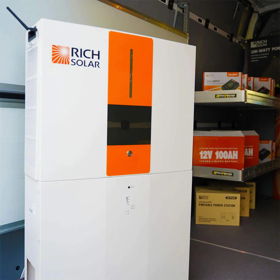 Rich Solar All-in-One Energy Storage System - Portable Solar Power Kit for Home, RV, Camping & Off-Grid Use
