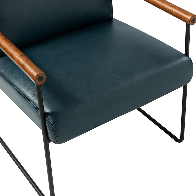 Edurne Modern Armchair with Sturdy Metal Legs - Perfect for Living Room, Office, and Lounge Areas