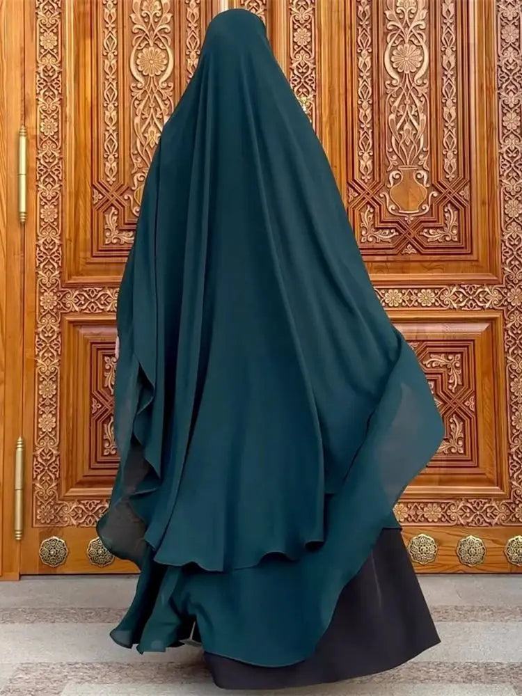 Elegant Khimar Abaya for Women - Modest Muslim Prayer Dress - Perfect for Eid, Ramadan & Special Occasions