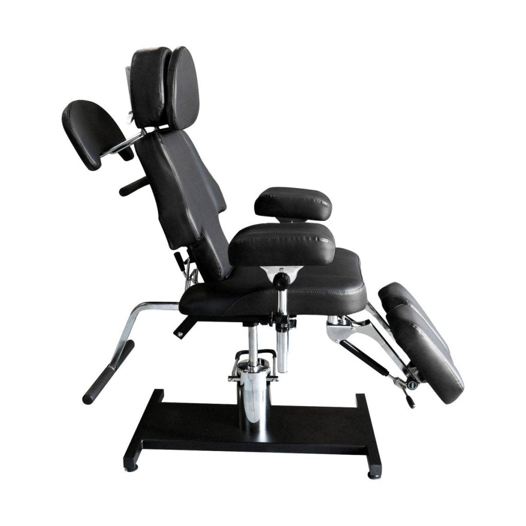 Premium Adjustable Hydraulic Tattoo Chair - Professional Tattoo Artist Stool with Ergonomic Design & Smooth Height Adjustment - Perfect for Tattoo Studios, Body Art Shops & Permanent Makeup Clinics