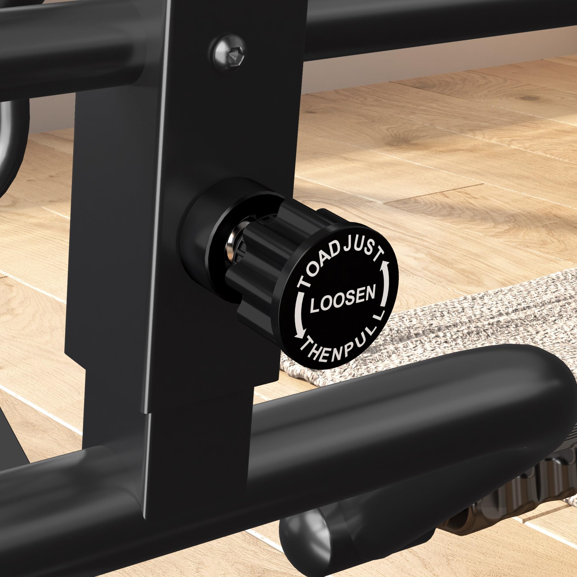 SogesPower Adjustable Squat Machine for Home Gym - 330lbs Capacity Squat Rowing Trainer with Full Motion Option - Glutes & Legs Workout Equipment for Strength Training | Perfect for Home Fitness, Small Spaces & Full-Body Workouts