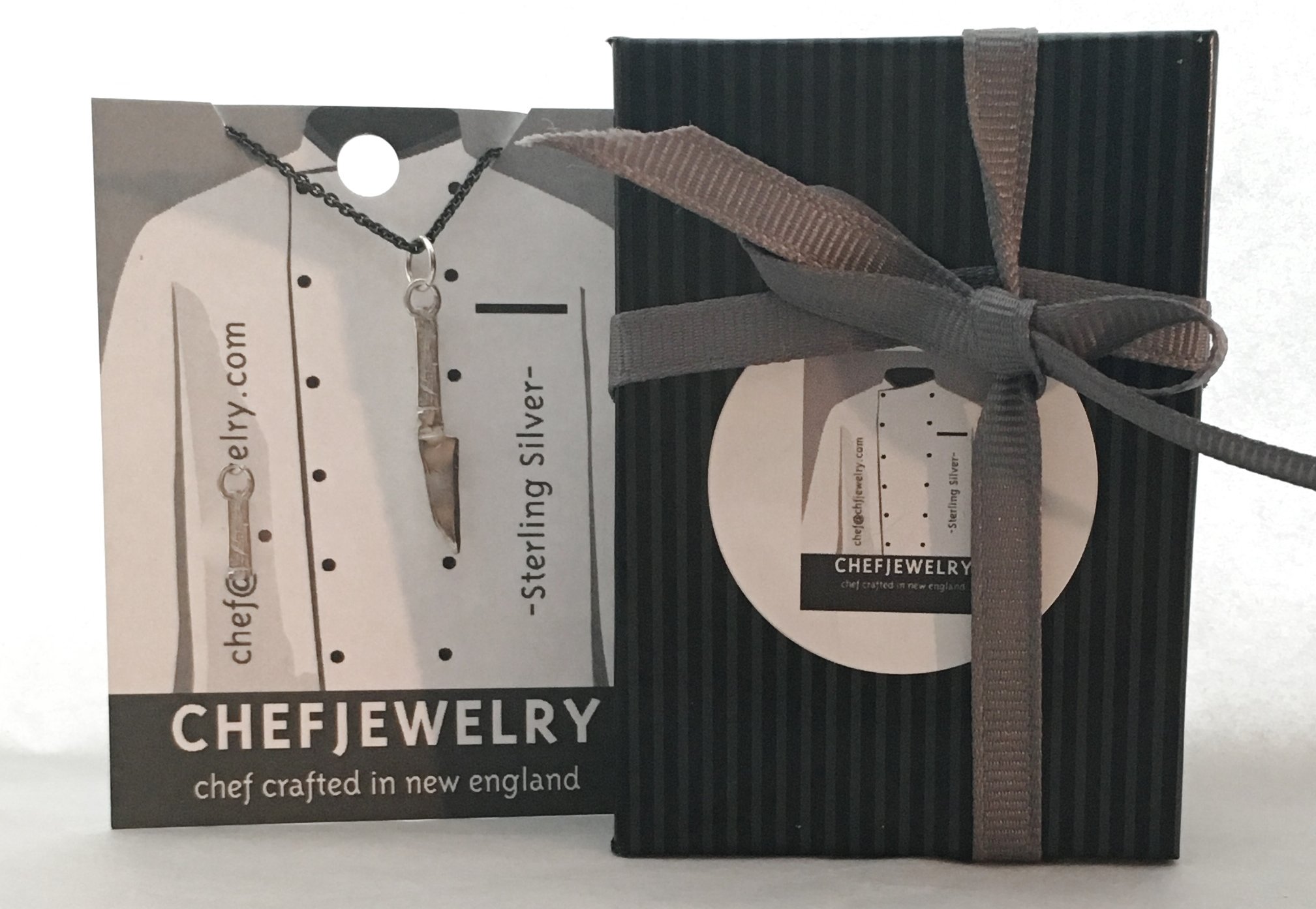 Premium Sterling Silver & Bronze Chef Knife Cufflinks - Elegant Gift for Chefs & Culinary Enthusiasts | Perfect for Weddings, Formal Events & Cooking Enthusiasts