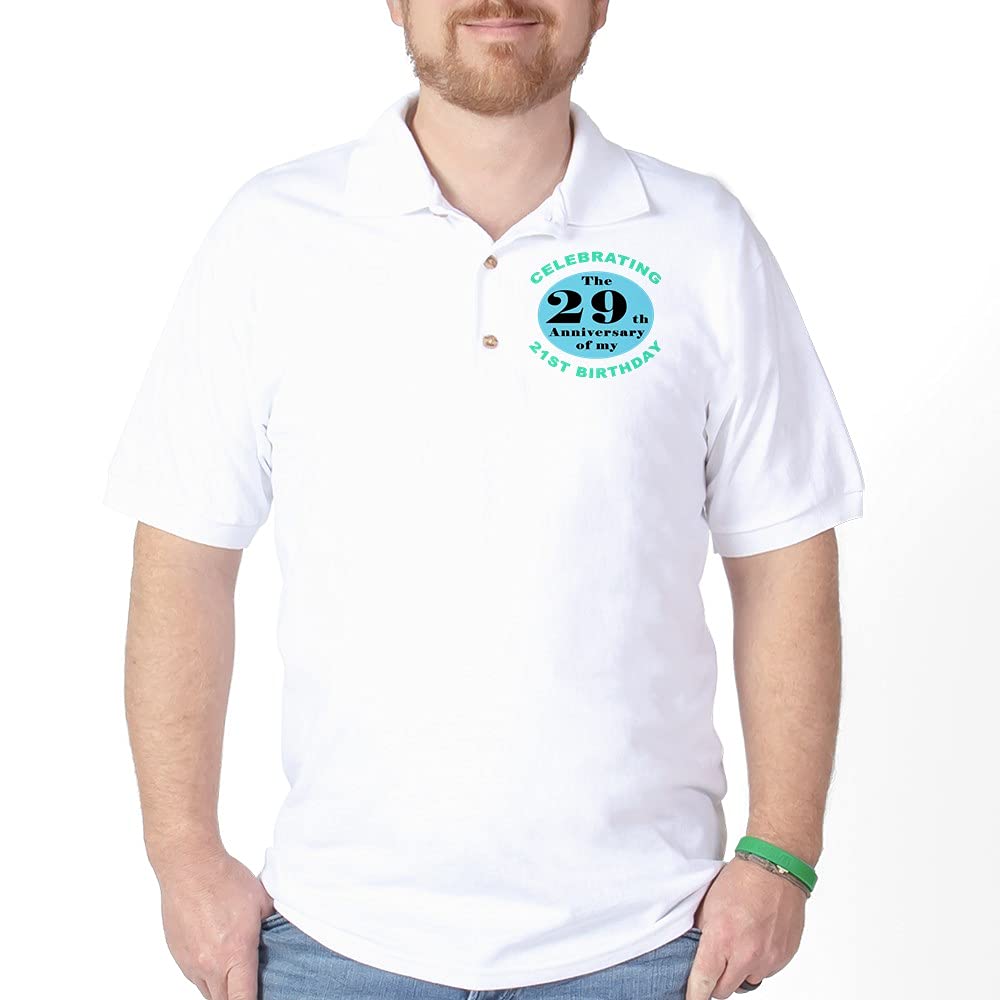 50th Birthday Golf Polo Shirt - Funny Gift for Golfers