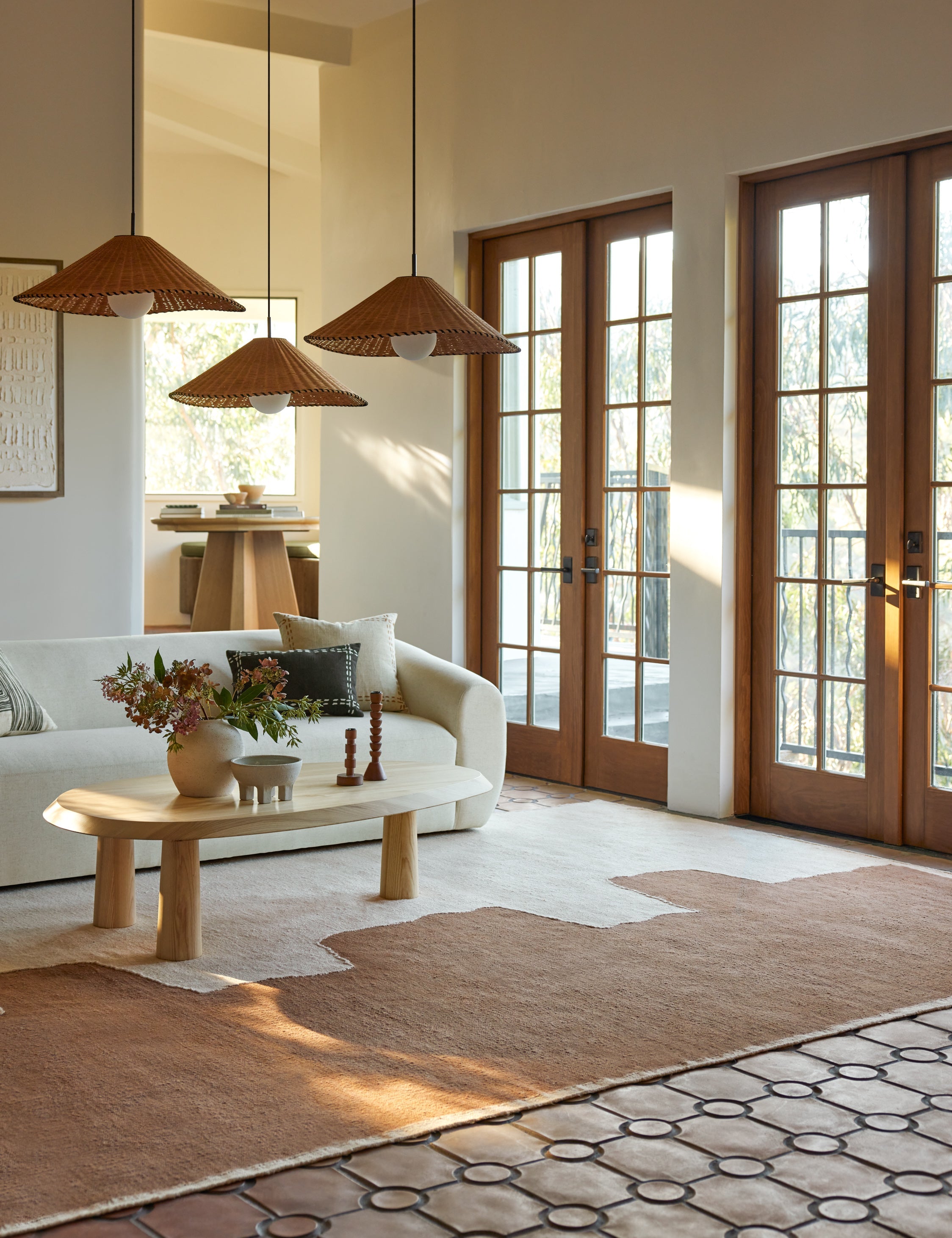Elan Byrd Butte Flatweave Linen Rug Swatch 18