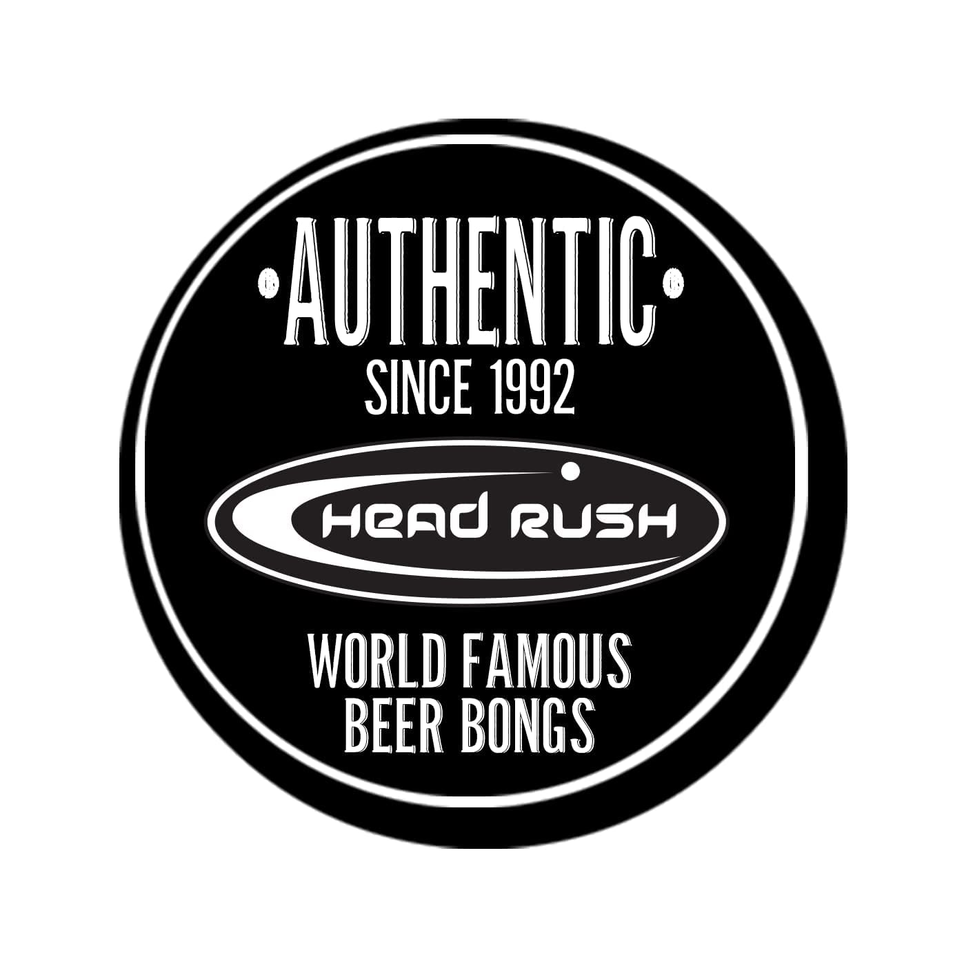 Head Rush Flamingo Bird Beer Bong - Unique Shaped Drinking Funnel for Beer & Cocktails | Multi-Use Party Accessory | Glow in The Dark Design | Perfect for Adult Drinking Games, Tailgates & College Parties (1-Pack)
