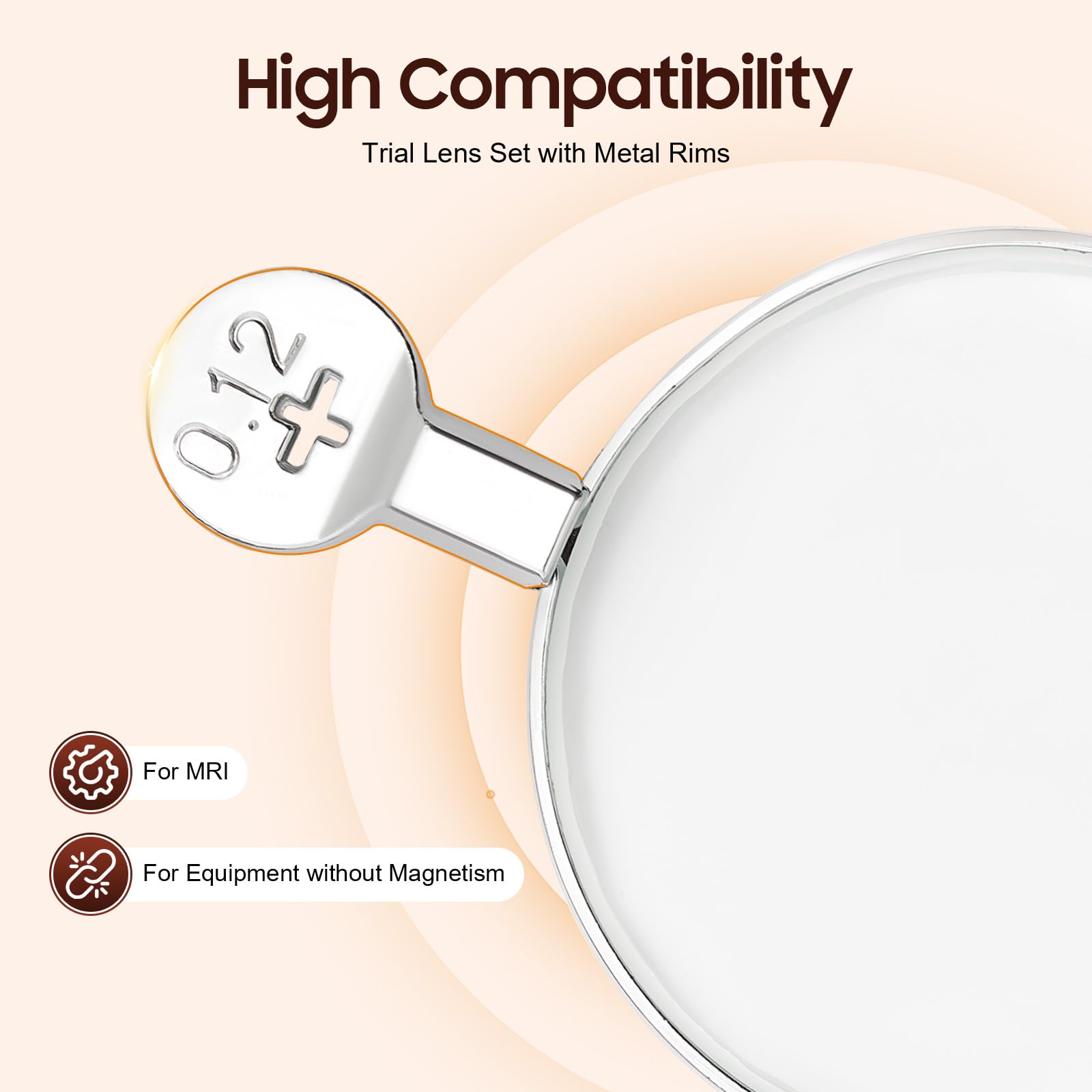 **Professional Optometry Rim Case Kit - 266 Lenses & 1 Trial Frame - Prescription Optical Lenses for Nearsightedness - Eye Protection Accessories for Optometrists & Vision Testers - Perfect for Home & Clinic Use**    *(Use Case: Ideal for optometrists, vision clinics, and home eye care to test and correct nearsightedness with precision.)*