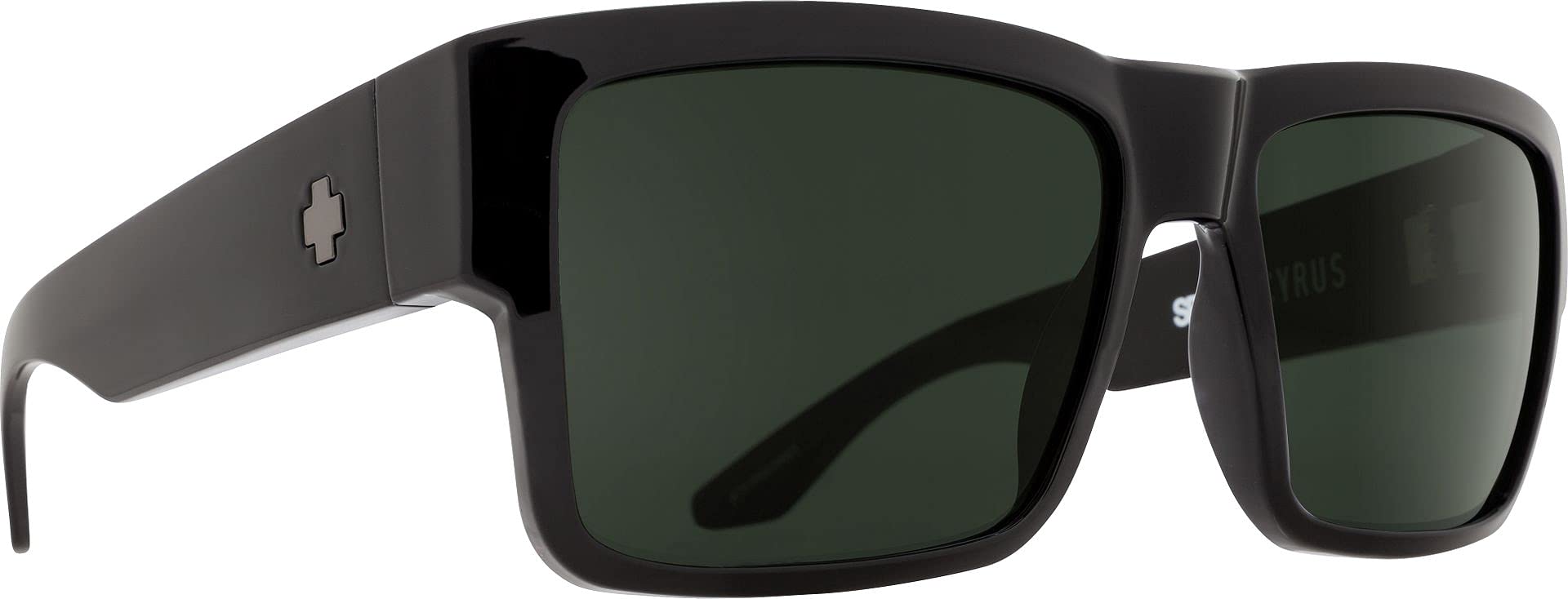 SPY Optic Cyrus Square Sunglasses with Color & Contrast Enhancing Lenses - UV Protection for Outdoor Sports & Driving