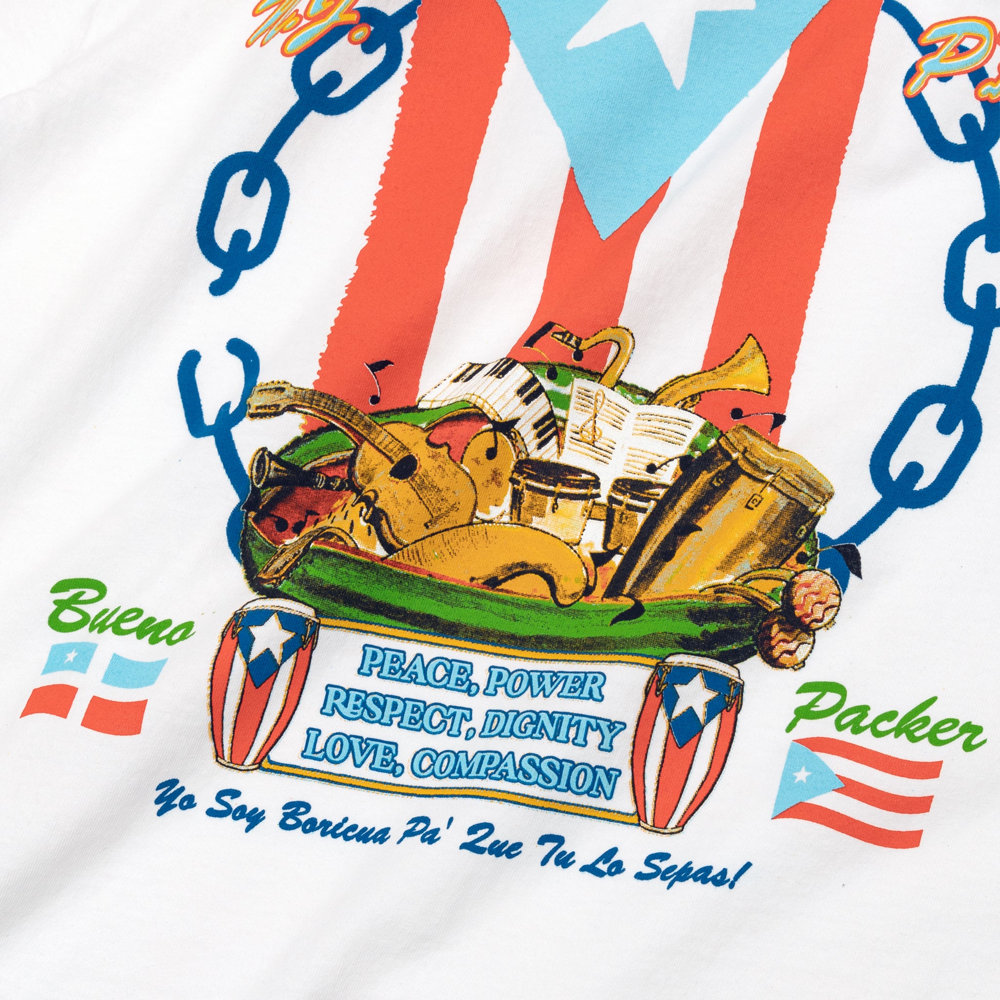 Packer X Bueno Puerto Rican Day Parade Short Sleeve T-Shirt - Comfortable & Stylish for Festivals, Parades & Casual Wear