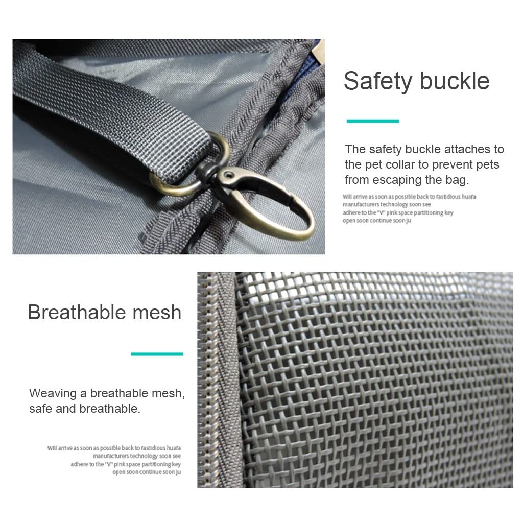 Fashion Pet Carrier for Small Dogs & Cats - Collapsible Portable Pet Travel Bag with Adjustable Shoulder Strap | Perfect for Air Travel, Hiking, Walking & Outdoor Adventures