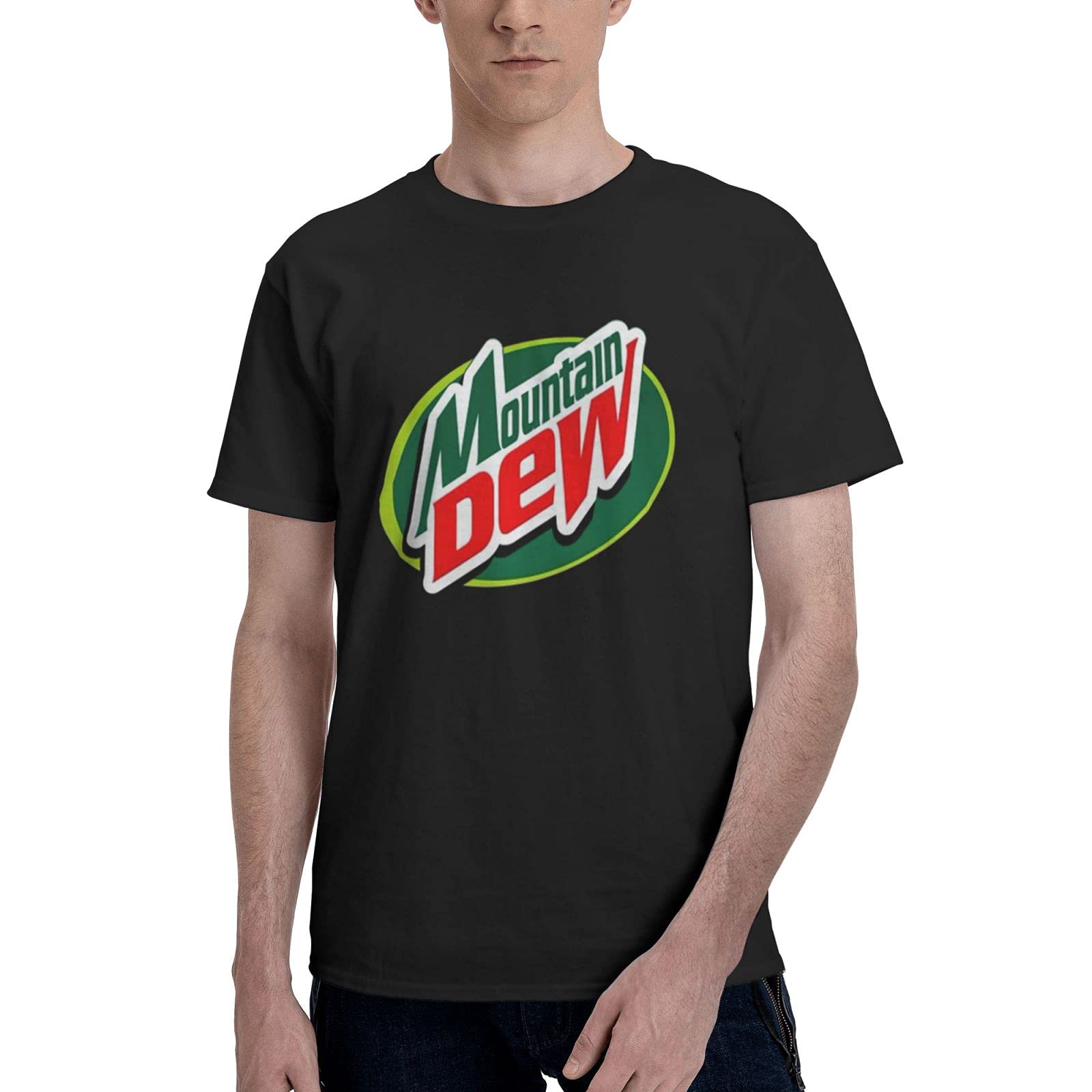 Men's Crew Neck Short Sleeve T-Shirt - Custom Printed Cotton Tee for Casual Wear, Street Style & Everyday Outfits