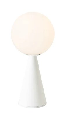 FontanaArte Bilia Mini Table Lamp - Modern LED Bedside Night Light for Bedroom, Living Room, and Office Decor