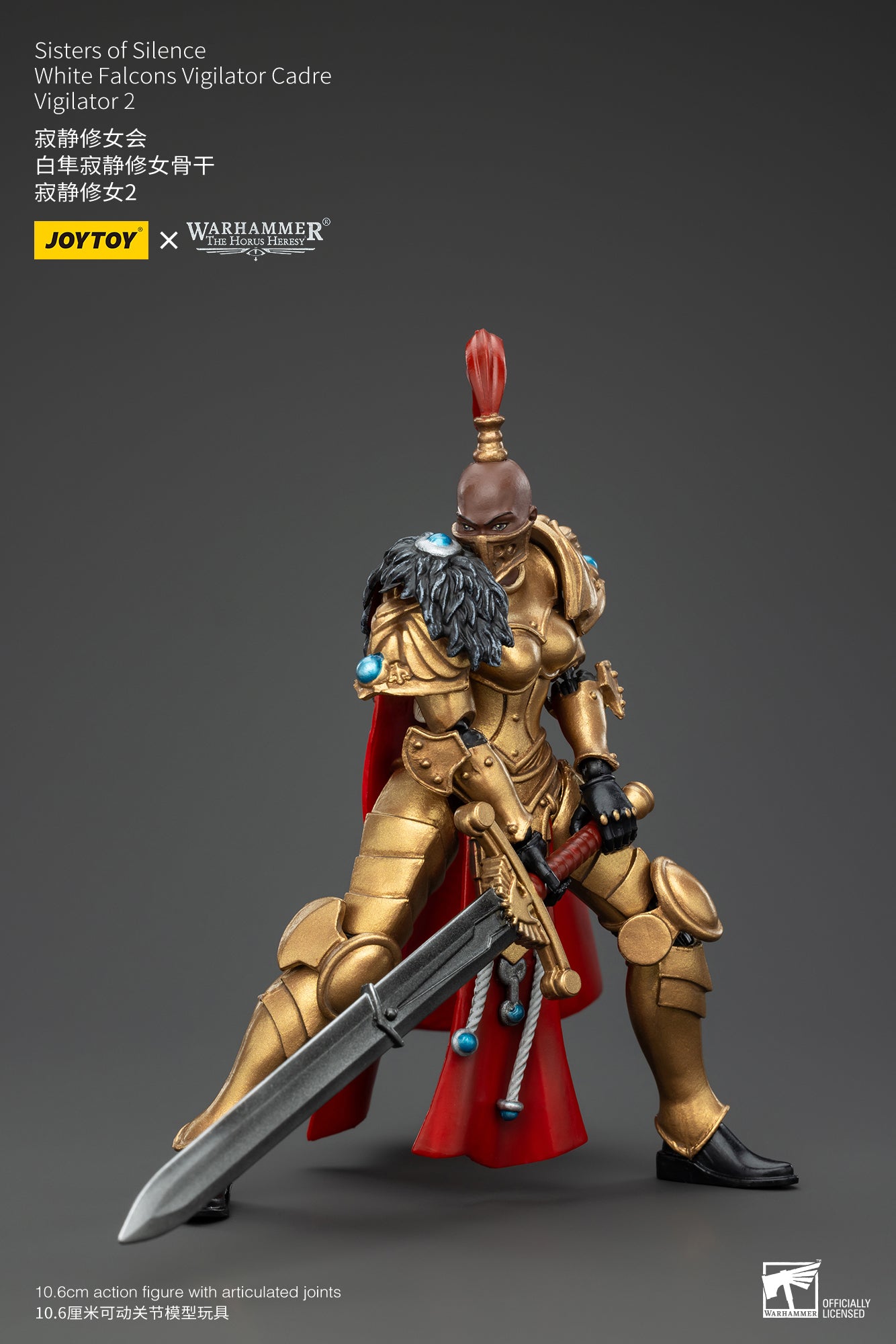 JOYTOY 1/18 Scale Warhammer The Horus Heresy Sisters of Silence Action Figure - Collectible Miniature for Tabletop Gaming & Display