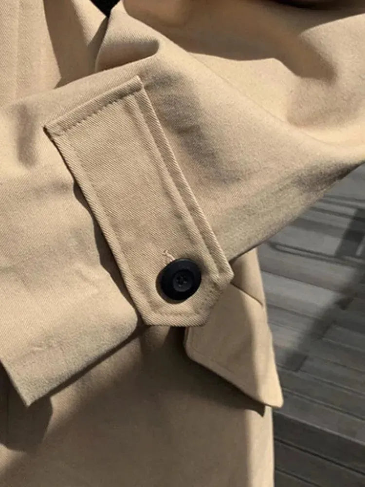 Men's Long Oversized Overcoat - Winter Wool Blend Trench Coat for Tall Men | Perfect for Business, Office & Formal Occasions