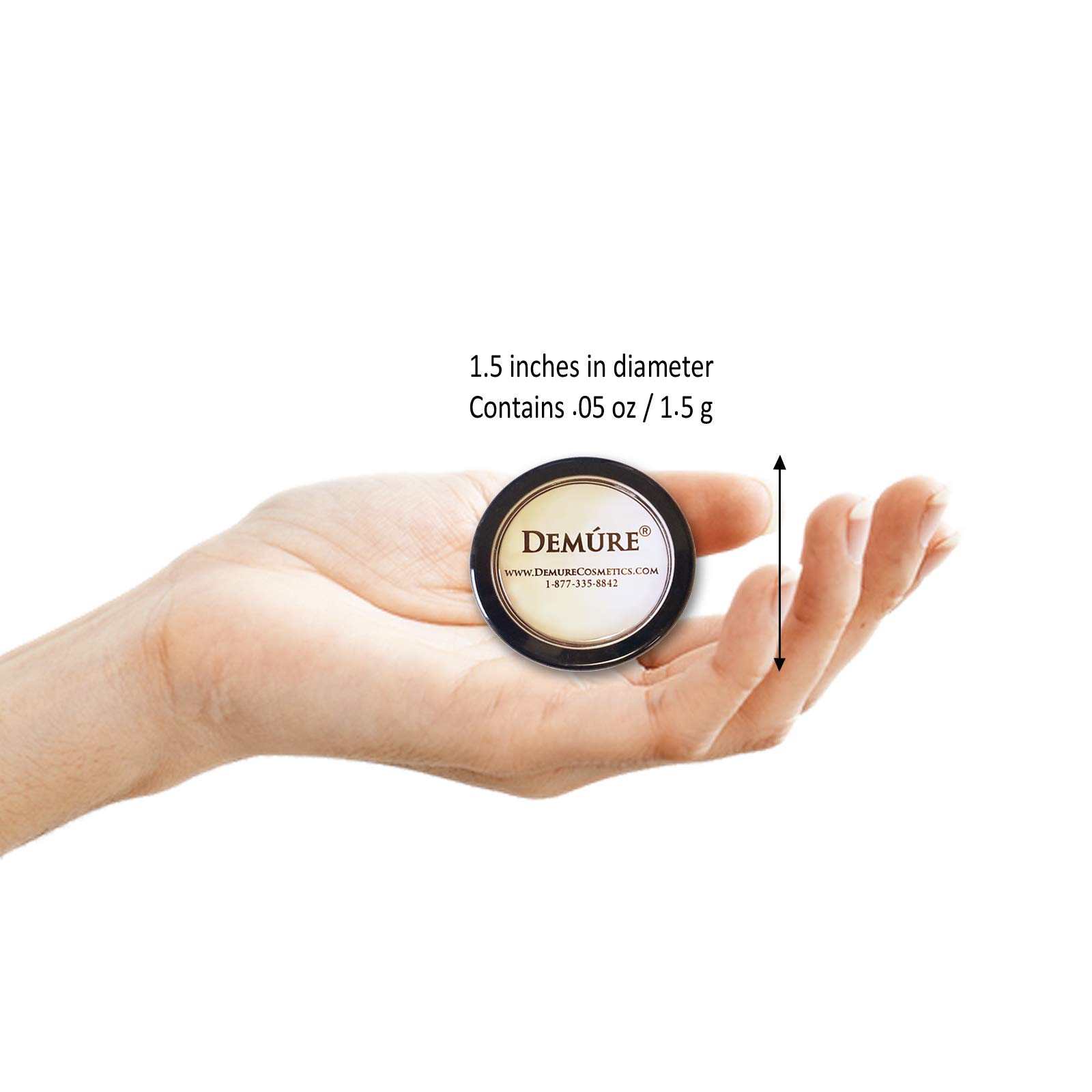 Demure Mineral Make Up (Hazelnut) Matte Loose Powder Eyeshadow - Professional Long-Lasting Eye Makeup for Everyday & Special Occasions